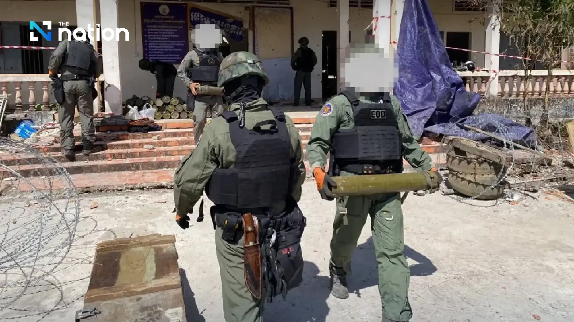 Marinir Thailand Temukan Gudang Senjata Kamboja yang Disembunyikan di Kasino